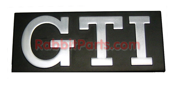 Grille, MK1 GTI Emblem - Silver Grille, MK1 GTI Emblem - Silver